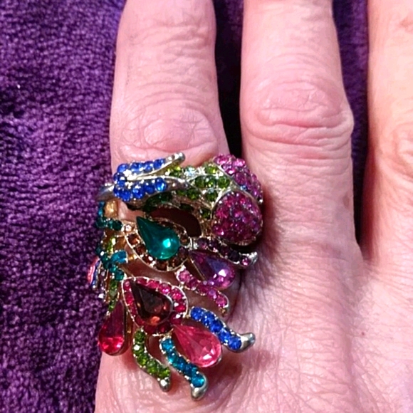 Fashion peacock ring - Picture 3 of 5